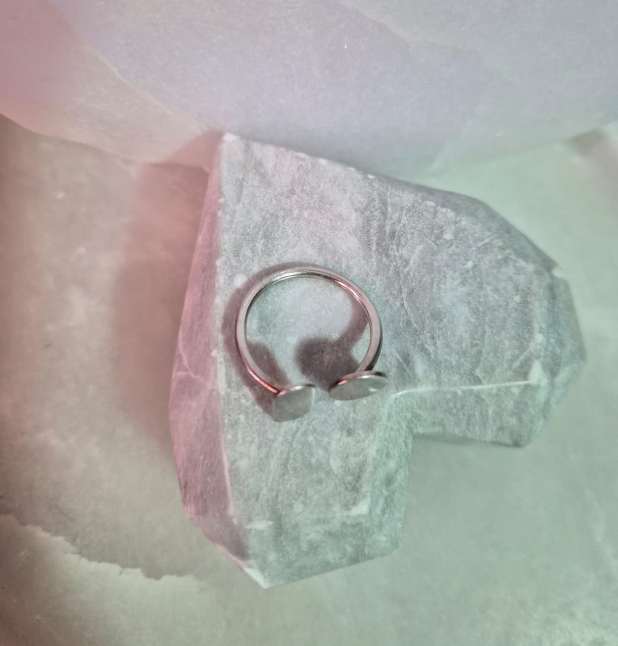 ANILLO PUNTO Y OVALO N°9